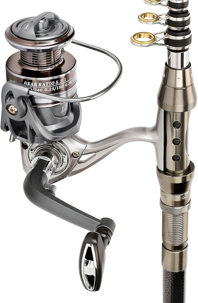 Fishing Rod Telescopic Carbon Fiber Rod Combo - Image 6