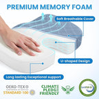 TushGuard Office/Car Seat Cushion, Non-Slip Sciatica & Back Coccyx Tailbone - Image 3