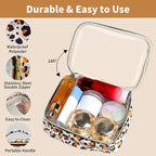 TSA Approved Travel Toiletry Bag, 2 Pack Clear Makeup Bags - Image 5