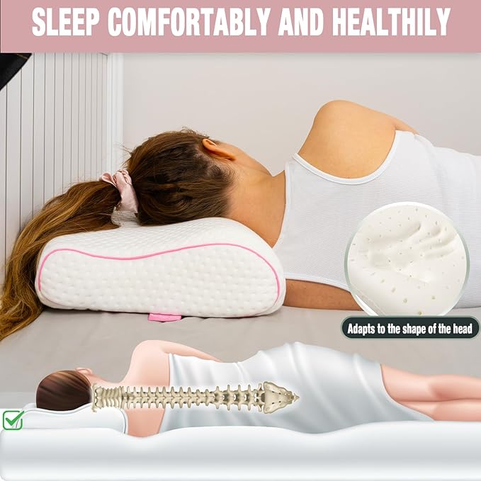 Travel & Camping Comfortable Memory Foam Pillow – Easy to Carry Portable Bag – - Image 4