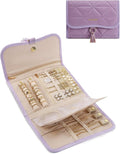 BAGSMART Travel Jewelry Case Organizer, Roll Foldable Jewelry Case by BAGSMART