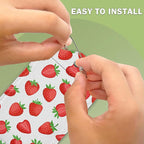 2 Pcs Strawberry Fruit Strawberries Luggage Tags, Cruise Luggage Tag - Image 3