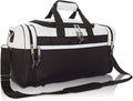 DALIX 17" Blank Duffle Bag Duffel Bag Travel Size Sports Durable Gym Bag by Dalix