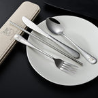 Boulder Bee | Travel Utensils Set | Reusable Camping Cutlery Set | Stainless - Image 2