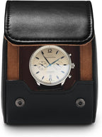 Oirlv Premium Leather Watch Roll Travel Case Single Watch Box - Image 5