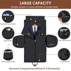 Garment Bag for Travel, Convertible Carry on Garment Duffel Bag for Men 3Pcs - Image 4