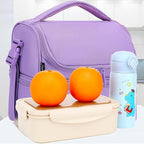 FlowFly Double Decker Cooler Insulated Lunch Bag Large Tote - Image 8