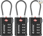 ANVIL 4 Digit Luggage Locks, TSA Locks by ANVIL