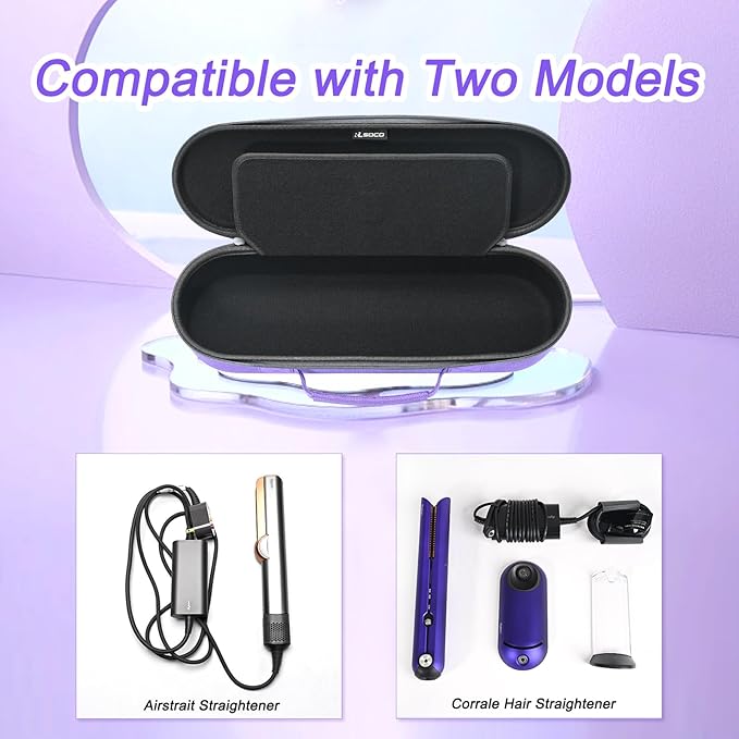 RLSOCO Travel Case for Dyson Airstrait Straightener/Corrale Hair Straightener