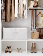 StorageWorks Shoe Organizer for Closet, Fits up to 24 Pairs, Shoe Cubby Storage - Image 5