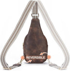Telena Small Sling Bag for Women Leather Crossbody Fanny Packs Chest Bag for - Image 5