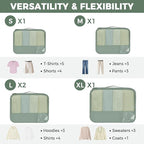 BAGAIL 9 Set Packing Cubes Luggage Packing Organizers - Image 2