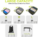 Cipway Compression Packing Cubes, See Through Mesh Luggage Organizer Bags - Image 5