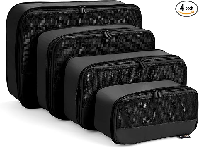 4 Piece Compression Packing Cubes by SOARSAIL