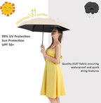 BAODINI Small UV Protection Travel Umbrella Compact - Image 2