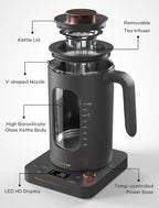 Electric Tea Kettle, INTASTING Glass Electric Kettle - Image 2