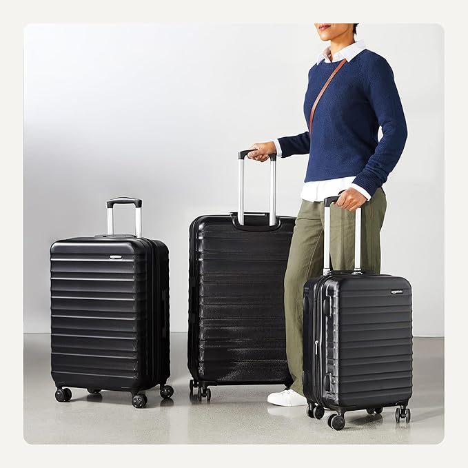 Amazon Basics 3-Piece Set, Hardshell Suitcases - Image 3
