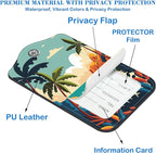 Tropical Beach at Sunset Luggage Tags - Image 3