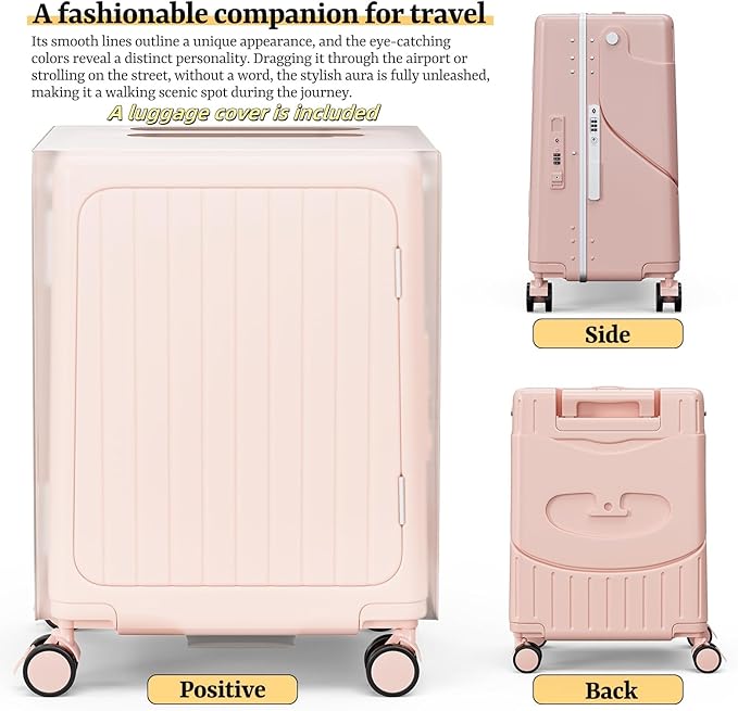 20" Hardshell Carry On Suitcase - Image 6