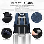 Blue Backpack for Men Women, Backpack for School, School Backpacks for Boys - Image 5