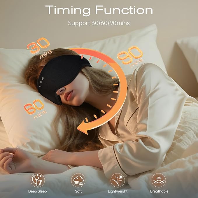 Sleep Eye Mask with Wireless Headphones - Image 3