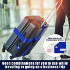 Weewooday 8 Pcs Luggage Straps Suitcase Tags Set - Image 5