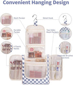 Narwey Checked Hanging Travel Toiletry Bag - Image 4