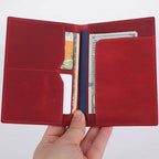 STAR VISTA Albatross Leather Travel Passport Holder, Minimalist Design - Image 4