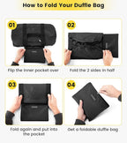 Vorspack Duffel Bag 20-24-28 Inches Foldable Gym Bag - Image 5