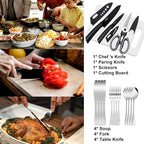 35 Pcs Camping Kitchen Utensil Set Outdoor Kitchen Gear, Outdoor Cooking and - Image 4