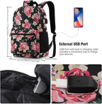School Backpack, Classic Bookbag Women and Teen Girl Schoolbag - Image 6