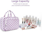 Narwey Travel Toiletry Bag for Women Large Hanging Makeup Bag Organizer - Image 6