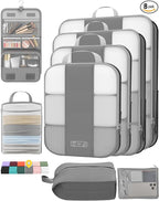 8 Set Compression Packing Cubes by OlarHike