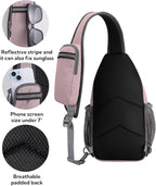 WATERFLY Crossbody Sling Backpack Sling Bag Travel Hiking Chest Bag Daypack - Image 5