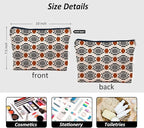 IWXYI Western Makeup Bags With Zipper - Travel Toiletry Gifts For Women