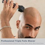 Beard Trimmer for Men, Electric Razors and Hair Clippers Set, Precision Dial Adjustable 20 Settings, All-in-One Shaving Kit for Mens Face Head Nose Body, IPX7 Waterproof Wet/Dry, USB-C Charge Dock