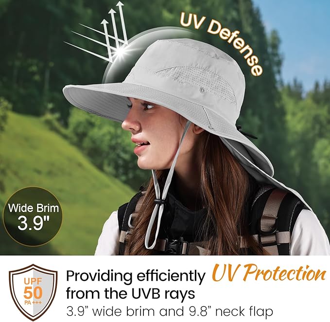 ZOORON Sun Hat for Men Women Fishing Hat - Image 3