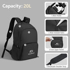 20L Ultra Lightweight Packable Backpack，Handy Foldable Waterproof Daypack - Image 4