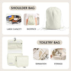 WVM Packing Cubes for Travel, 8 Set Luggage Organizer Bags - Image 5