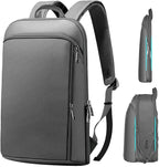 ZINMARK Slim Expandable 15 15.6 16 Inch Laptop Backpack Anti Theft Travel by ZinMark