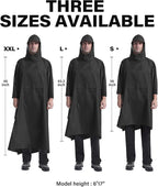 iCreek Hooded Rain Poncho with Pocket Waterproof Lightweight Unisex Raincoat - Image 6