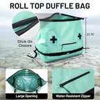 MIER Large Waterproof Duffel Bag Rolltop Dry Backpack Duffle Bags - Image 3