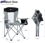 Camping Folding Chair Outdoor Lawn Portable Lightweight Camp Folding Chairs - Image 3