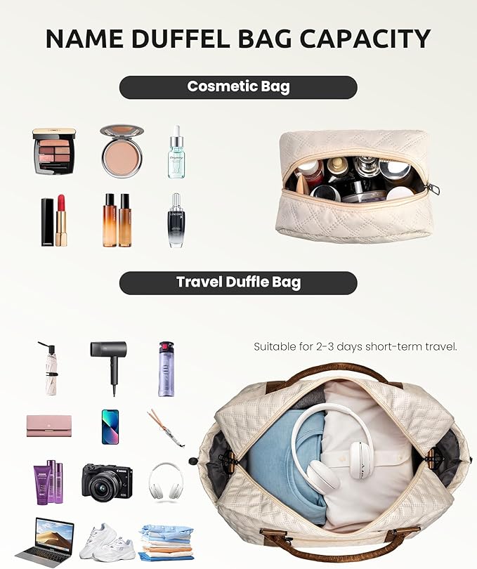 Gifts for Friends-Initial Duffle Bag - Image 3