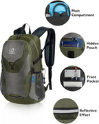 WATERFLY Lightweight Packable Hiking Backpack: 30L Foldable Travel Daypack - Image 3
