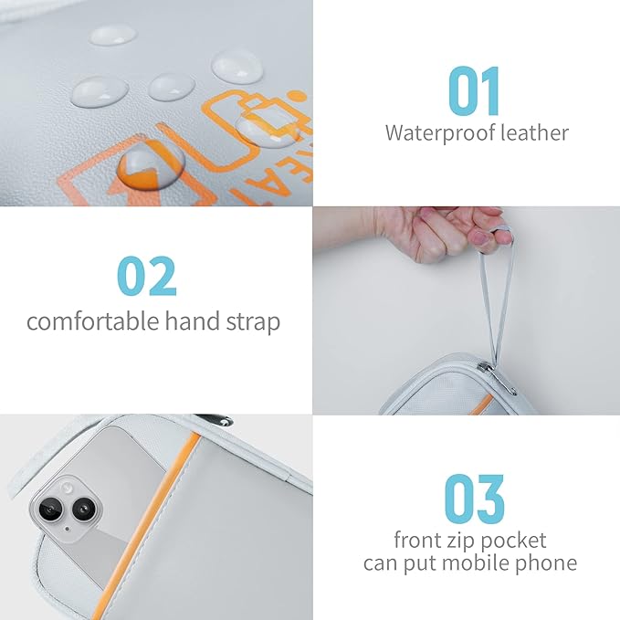 Electronics Travel Organizer, Portable Waterproof Electronic Travel Storage Bag - Image 5