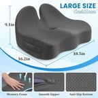 Seat Cushion, Memory Foam Office Chair Seat Cushion - Image 7