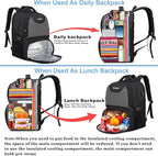 Lunch Bag Backpack, Insulated Cooler Lunch Box Backpack, Extra Large 17inch - Image 3