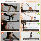 6 in 1 Hair Dryer Brush, Upgrade Detachable Blow Dryer Brush Air Styler Wrap Air Curler, Negative Ion Blow Dryer Hot Styler, Travel Hair Styling Tool for Straight/Curl/Drying/Smoothing