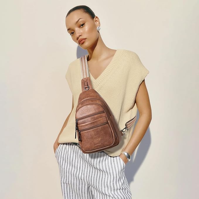 Sling Bag for Women Crossbody Bags Fanny Packs Over Shoulder Bag Sling Purse - Image 2